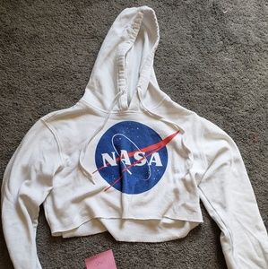 Cropped NASA Hoodie